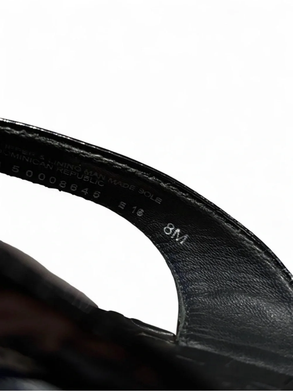 Tory Burch Miller Glossy Black Patent Flip Flops Size 8
